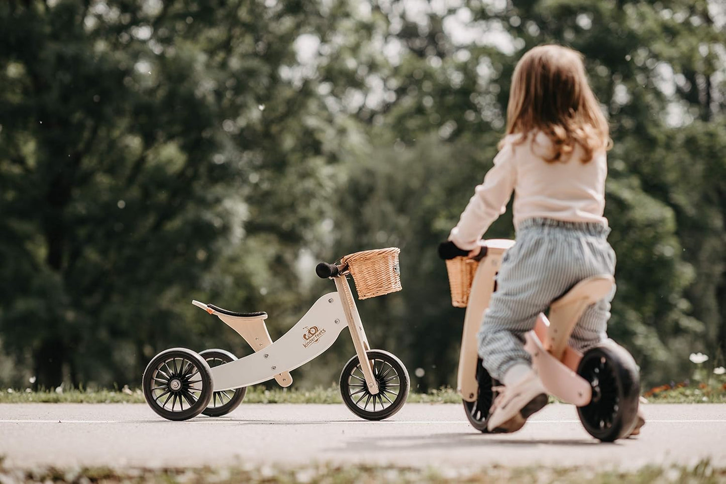 New, Kids Tiny Tot plus Balance Bike, Adjustable Seat, Puncture Proof Tires, Pedal-Free Training Bicycle for Children and Toddlers Ages 18 Months and up (White)