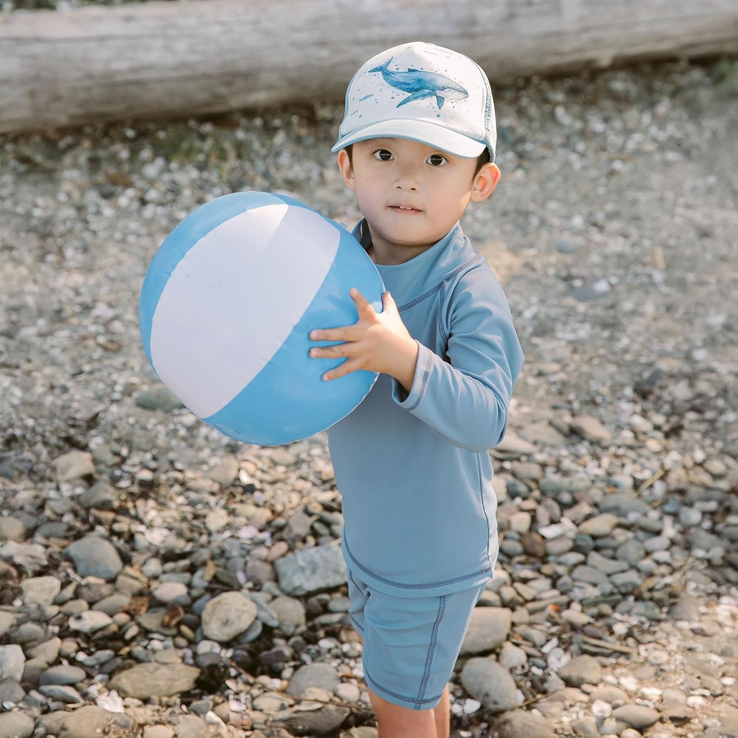 UV Swim Shorts and Long Sleeve UV Shirt for Toddlers