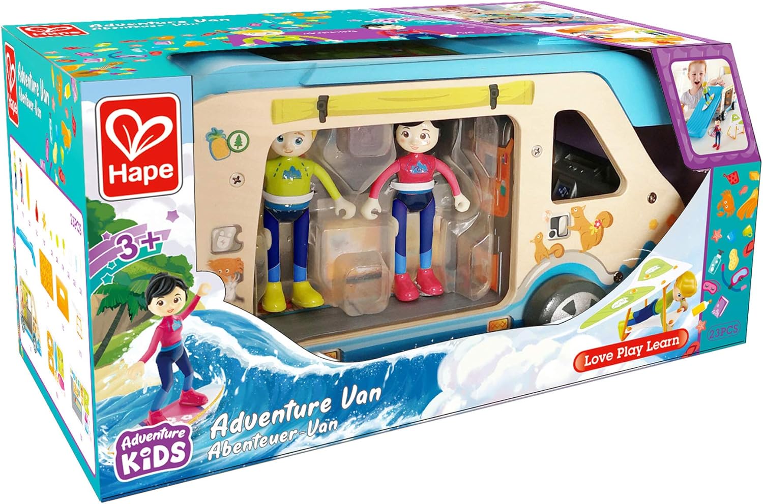 Adventure Van, Pretend Play with Action Figures