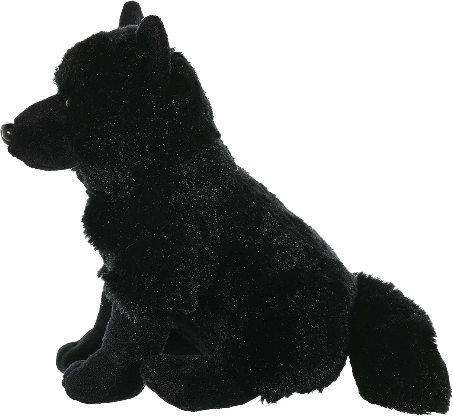 Wolf Plush, Stuffed Animal, Plush Toy, Kids Gifts, Black, 12"