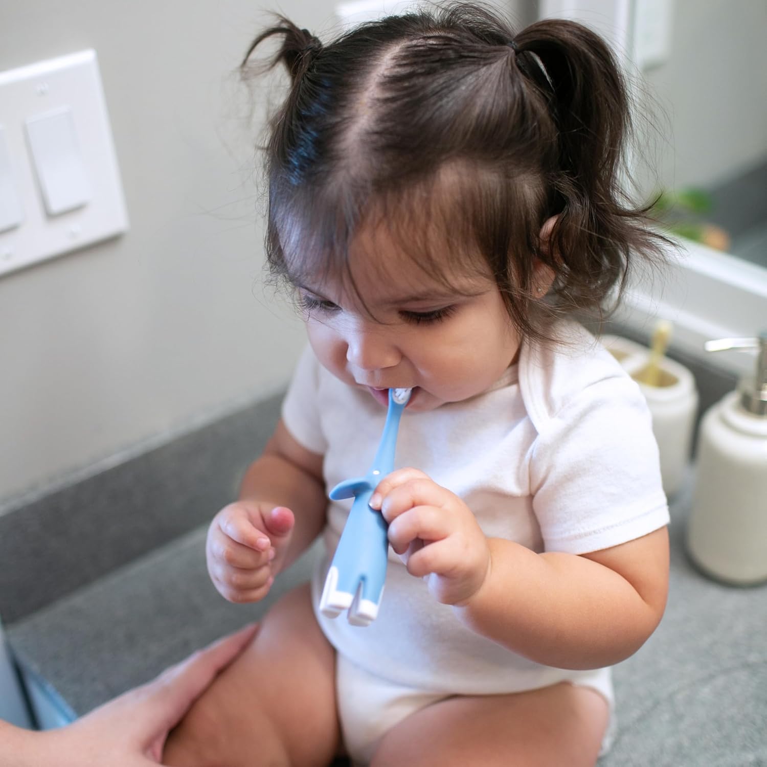 Infant-To-Toddler Toothbrush,Blue