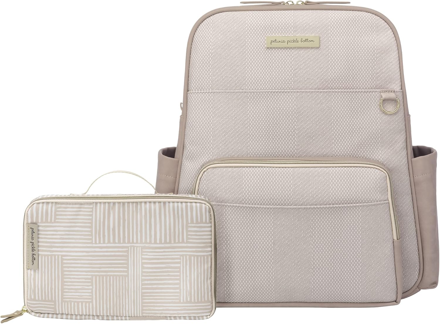 Sync Backpack, Grey Matte Cable Stitch, Modern