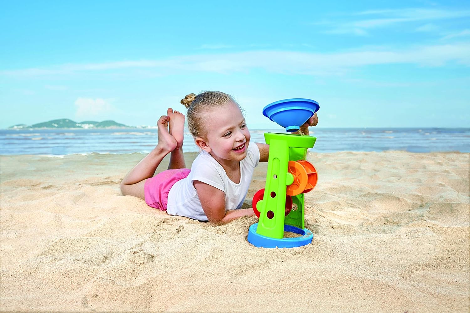 Double Sand and Water Wheel Kid'S Beach Toy