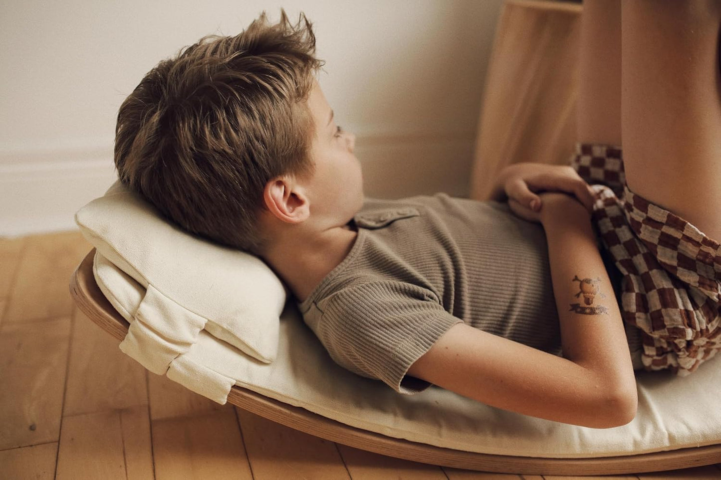 Kinderboard Cushion, Soft and Comfy Upgrade for the  Balance Board, Pillow Headrest, Includes Cushion Only