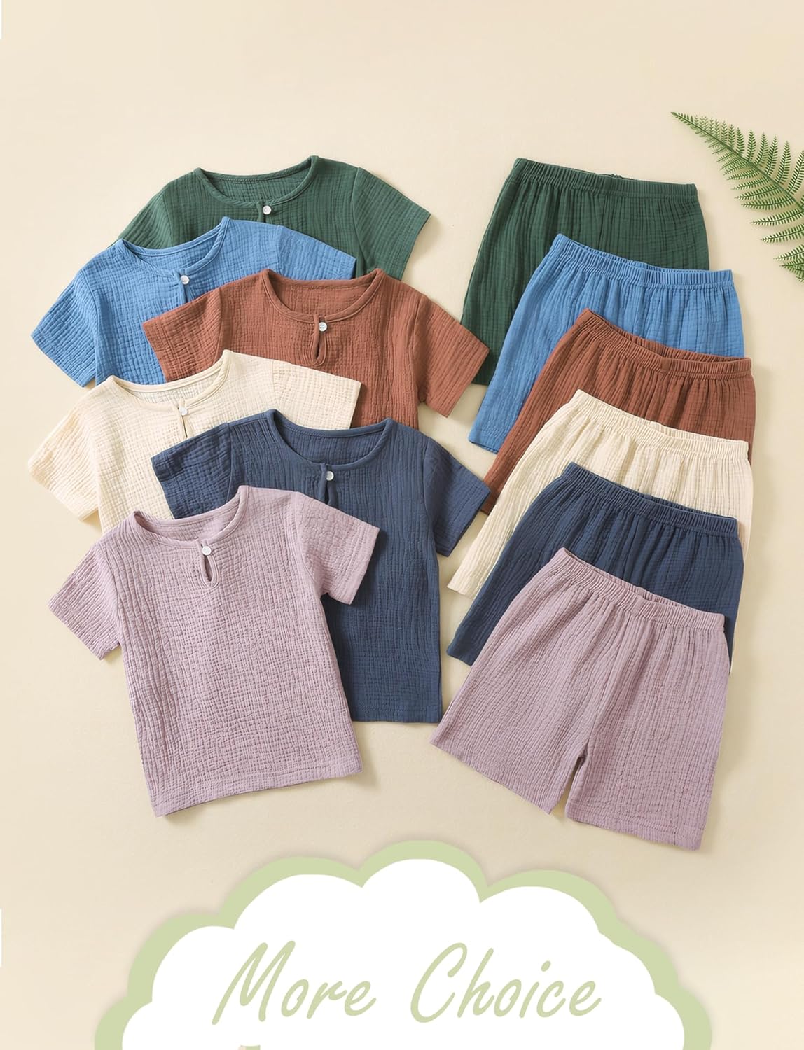 Baby Boy Summer Clothes Set Toddler Short Sleeve Tops & Shorts Set Cotton Casual 2 Piece Outfits Set