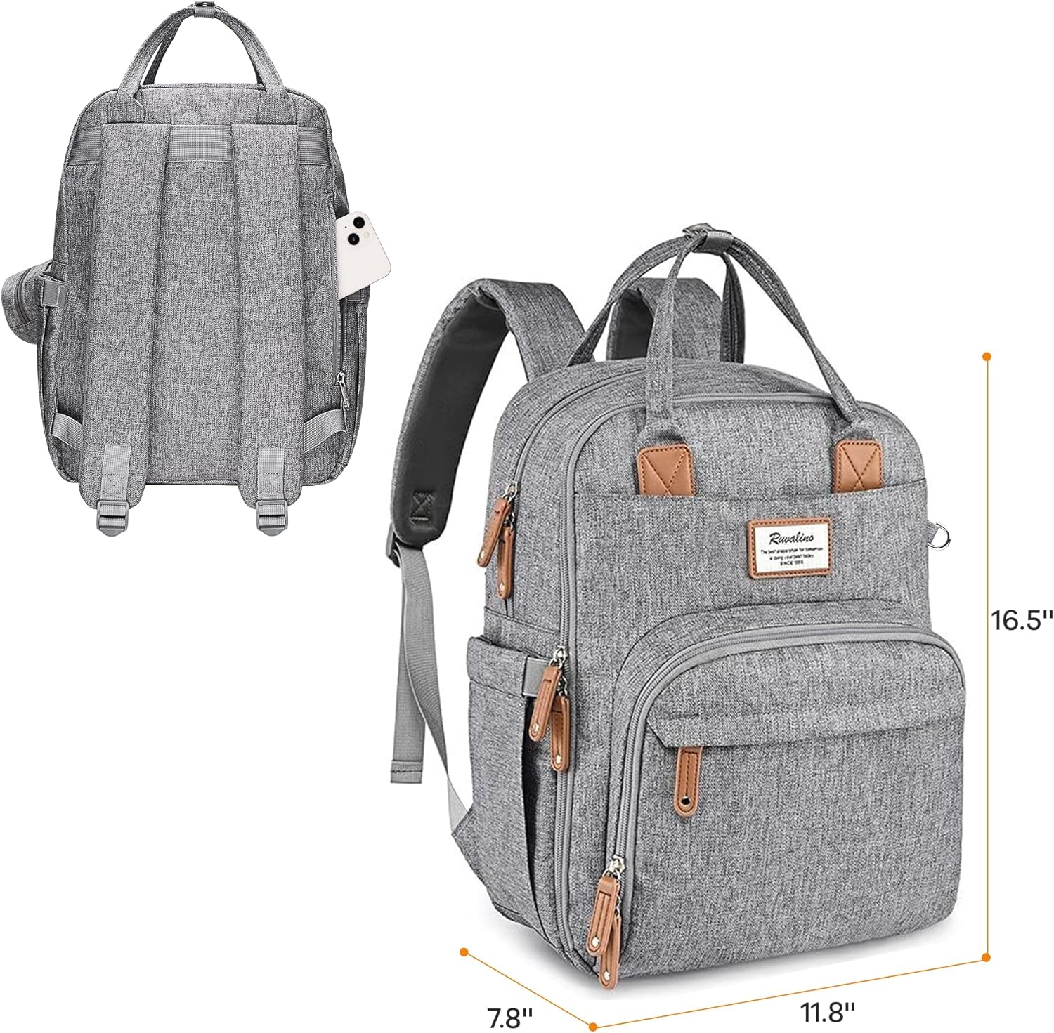 Diaper Bag Backpack  Large Multifunction Travel Back Pack Maternity Baby Nappy Changing Bags