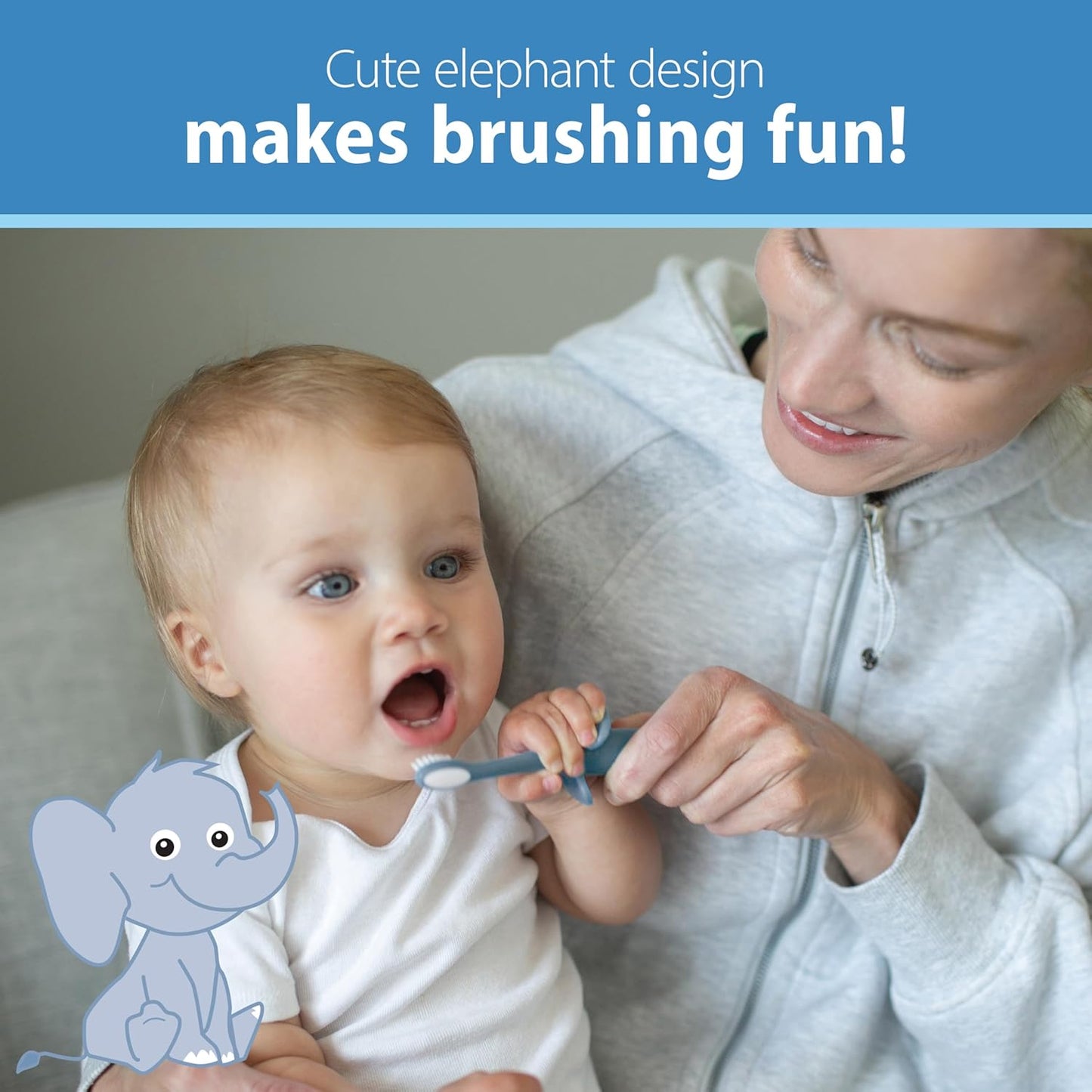 Infant-To-Toddler Toothbrush,Blue