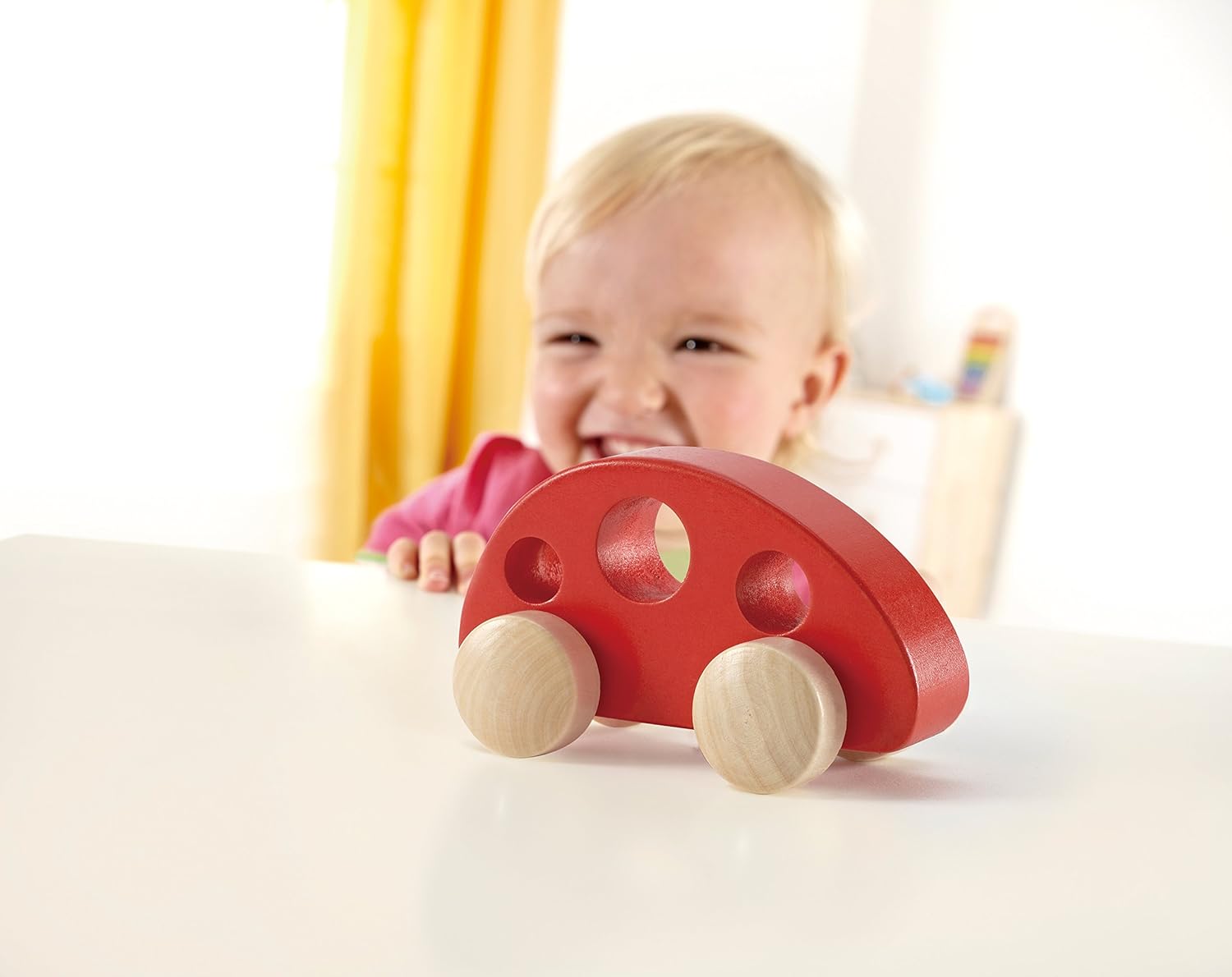 - Early Explorer - Mini Van Wooden Toy Vehicle, Red