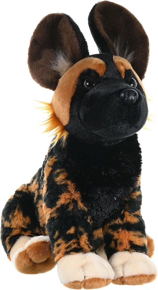 African Wild Dog Plush, Stuffed Animal, Plush Toy, Gifts for Kids, Cuddlekins 12 Inches