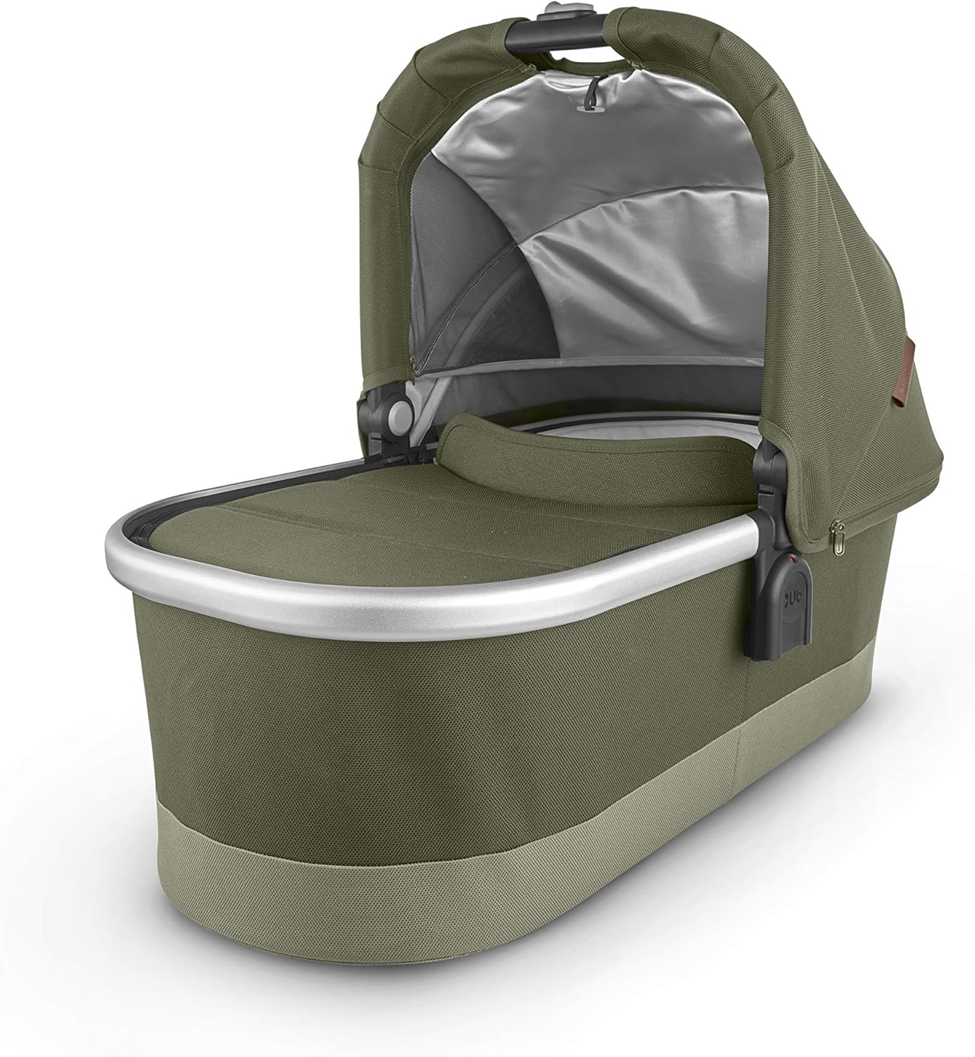 Bassinet - HAZEL (Olive/Silver/Saddle Leather)