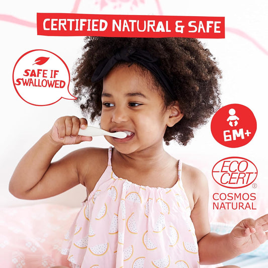 Natural Toothpaste, Blueberry & Strawberry, 1.76Oz (Pack of 2) by