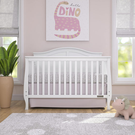 Camden 4-In-1 Convertbile Crib (Matte White)