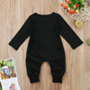 2025 Brand New Fashion Newborn Toddler Infant Baby Boys Romper Long Sleeve Jumpsuit Playsuit Little Boy Outfits Black Clothes