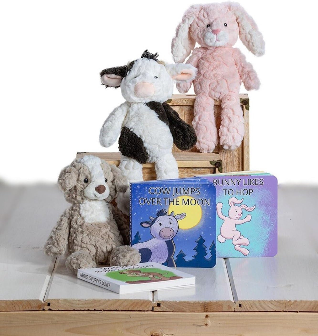 Board Book Putty Nursery Storytime Books for Babies and Toddlers, 6 X 6-Inches, Cow Jumps over the Moon
