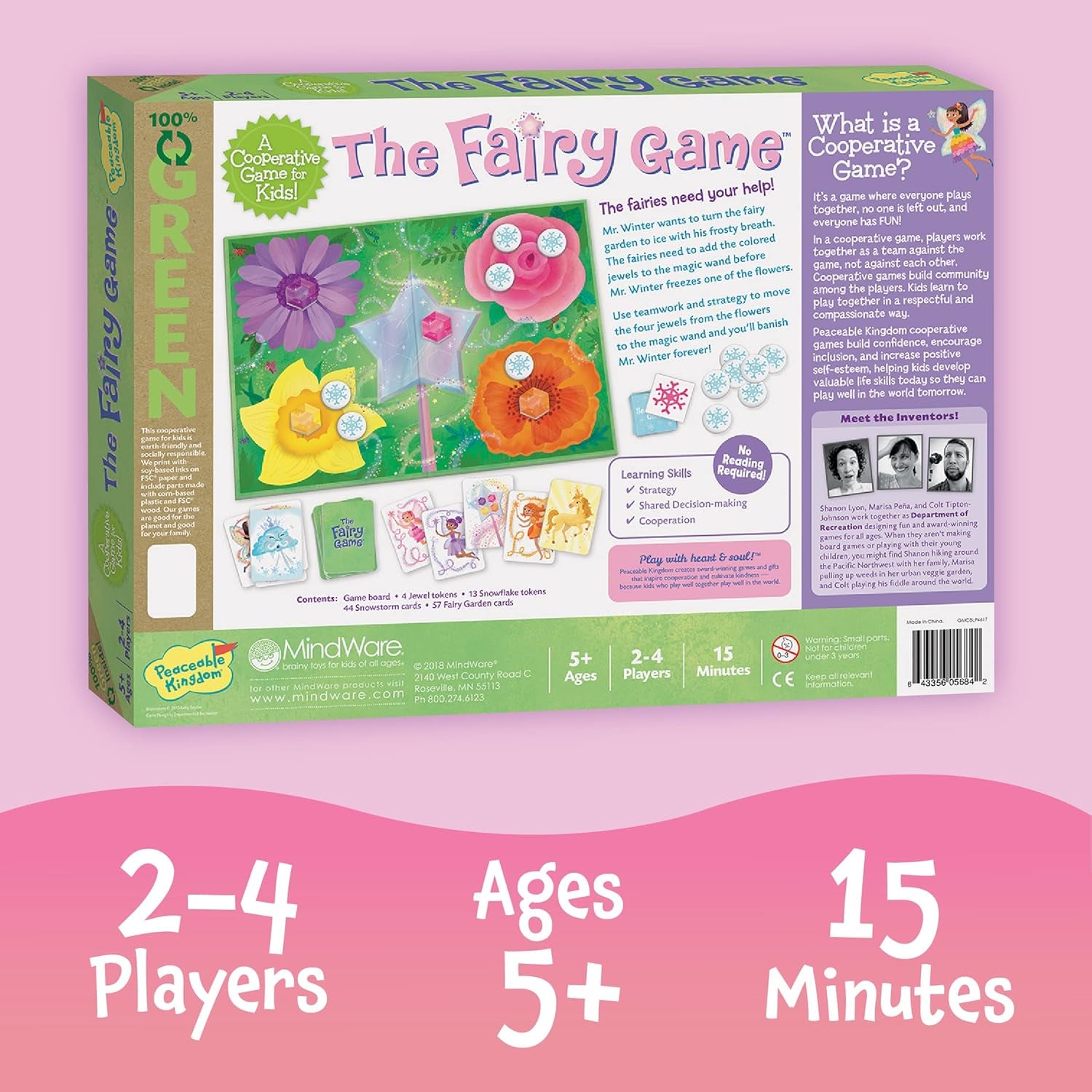 the Fairy Match Game, an Enchanting Board Game for 2-6 Kids Ages 5+