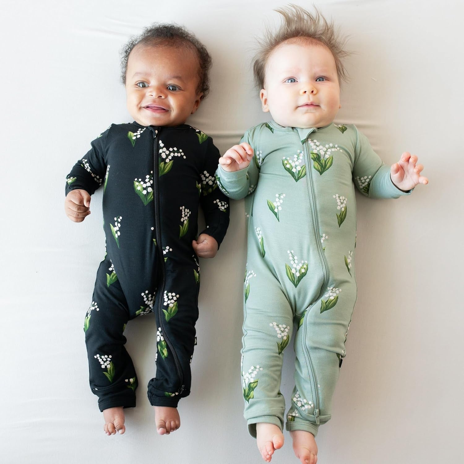 Zippered Rompers, Unisex, Rayon Made from Bamboo (0-24 Months