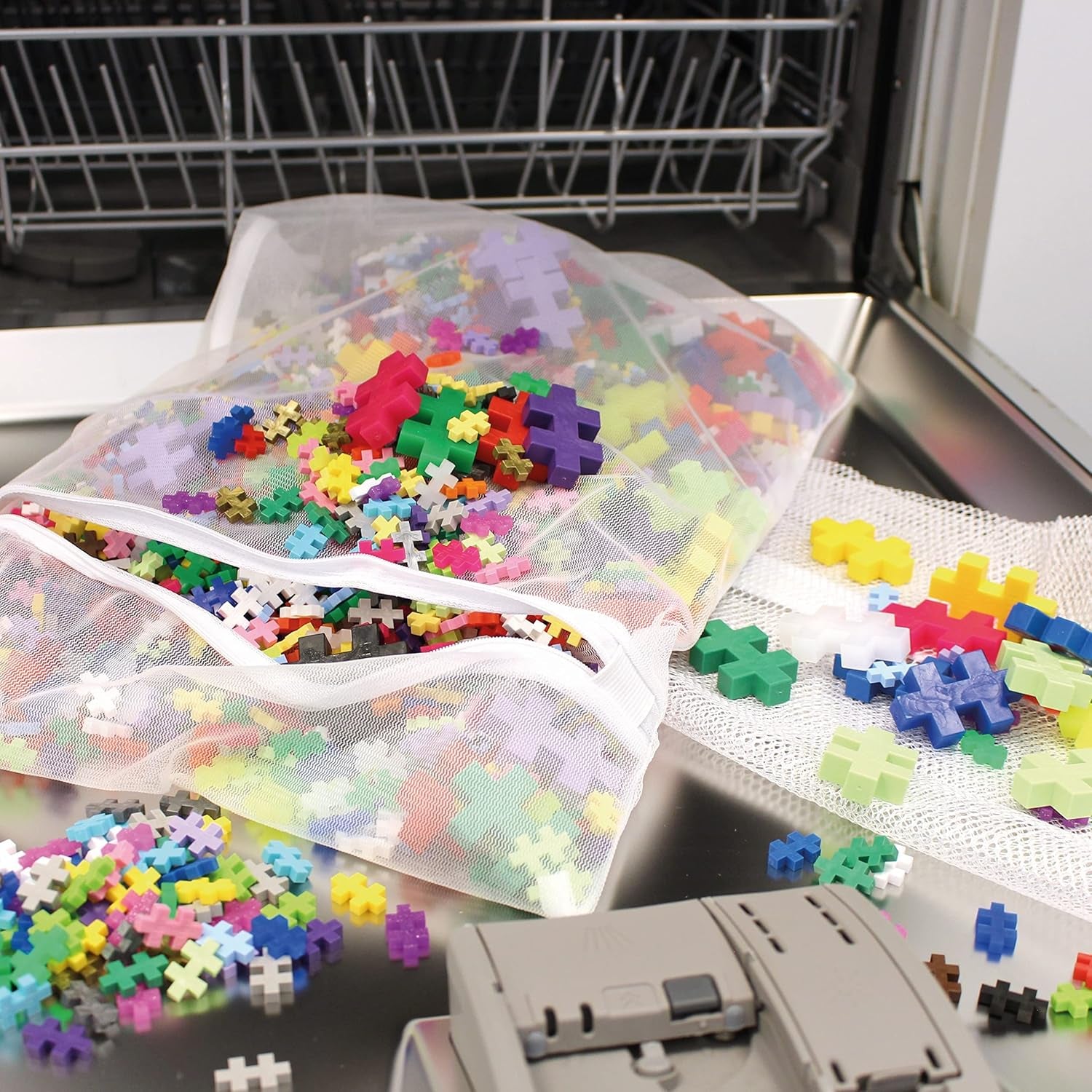 - Learn to Build Basic - 400 Pieces - Creative Building and Construction Set - Mix of Basic and Neon Colors in a Box - Kids 5 to 12 Years - P5014