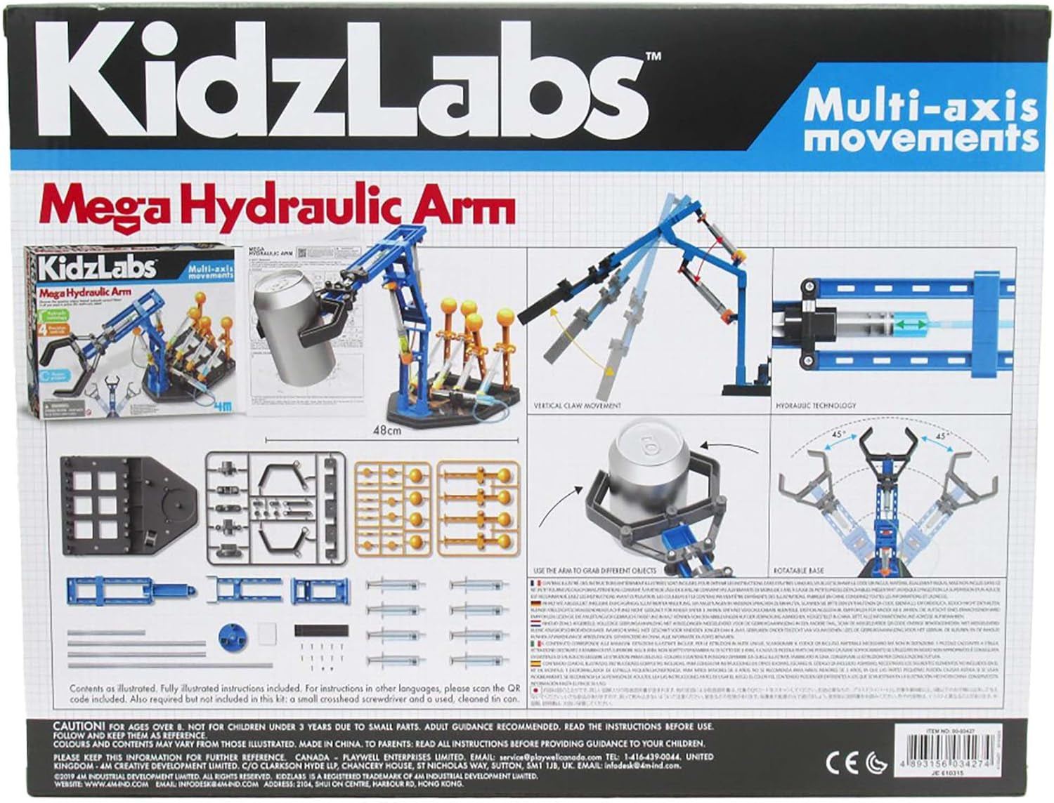 - Kidzlabs - Mega Hydraulic Arm