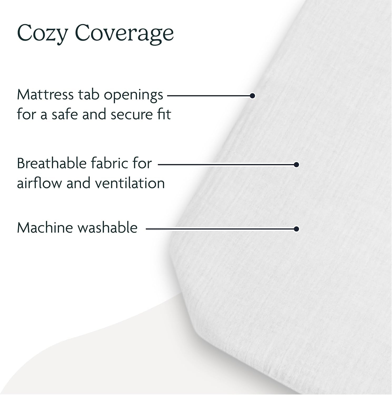 Mattress Cover for Remi Playard/Soft and Breathable/Machine Washable/Organic Cotton