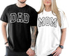 Dad Shirt Mom Shirt: Mom and Dad Matching Shirts Pregnancy Announcement T-Shirt Pregnancy Reveal Gifts Shirt