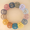 Baby Colorful Silicone Teether Toy Ball Training Hand Grip Baby Teething Infant Chewing Toy Food Safety Silicone Baby Essentials