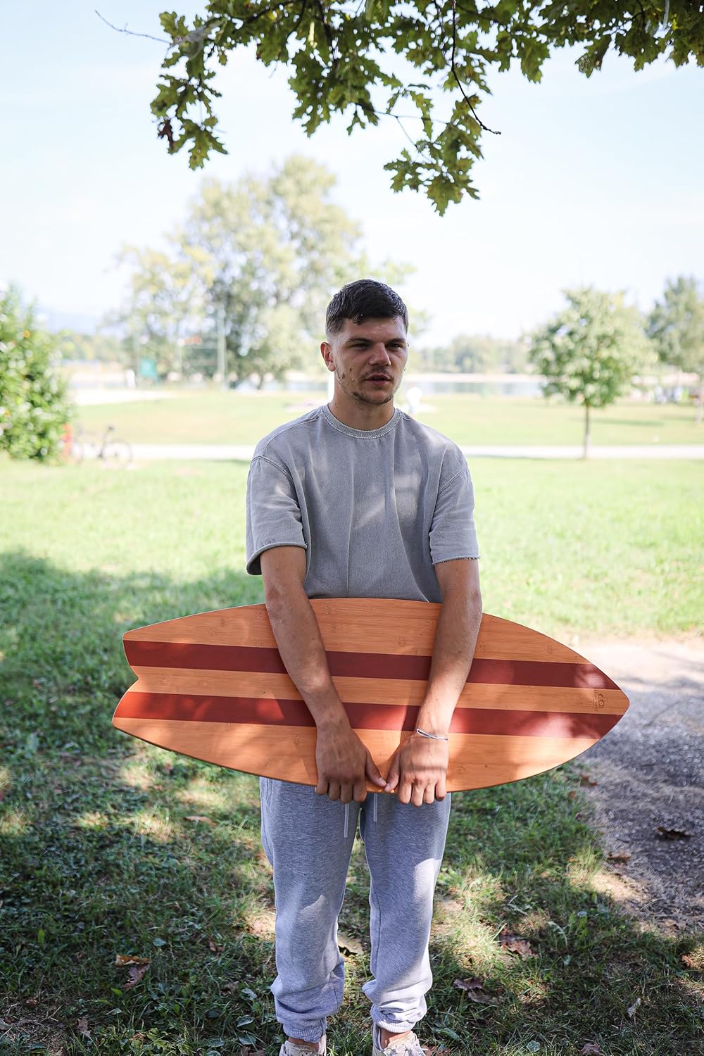 Balance Surfer | Balance Board Trainer Roller | Sustainable and Eco-Friendly | Balance Toy for Kids and Toddlers | Bamboo Suitable for 3+