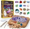 National Geographic Mega Gemstone Dig Kit – Dig up 15 Real Gems, STEM Science & Educational Toys Make Great Kids Activities