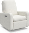 Teddi Power Recliner Swivel Glider (Ivory Boucle) – GREENGUARD Gold Certified, Certipur-Us Certified Foam, Electronic Power Recline, USB-A & USB-C Charger, Premium Cushioning & Comfort