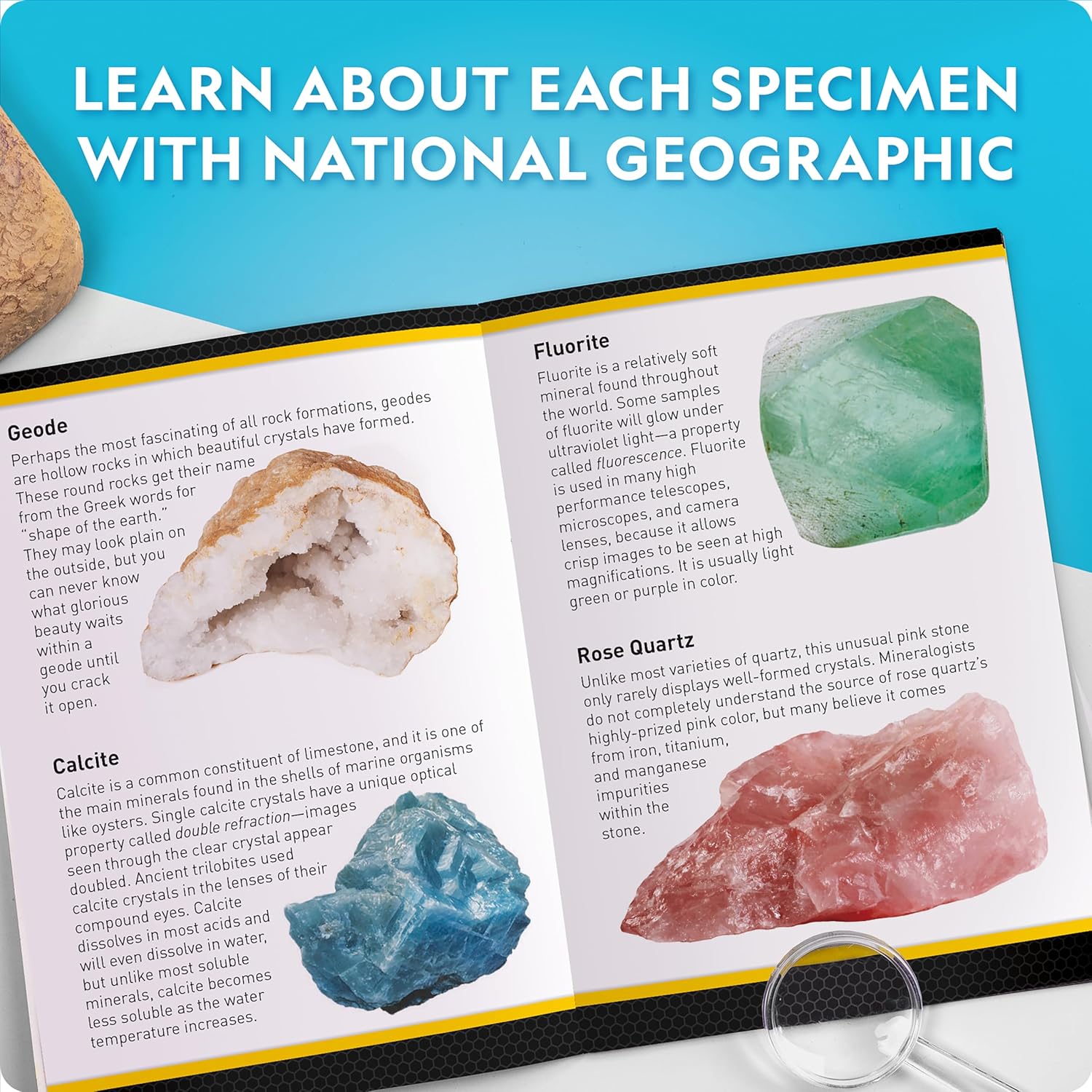 National Geographic Mega Gemstone Dig Kit – Dig up 15 Real Gems, STEM Science & Educational Toys Make Great Kids Activities