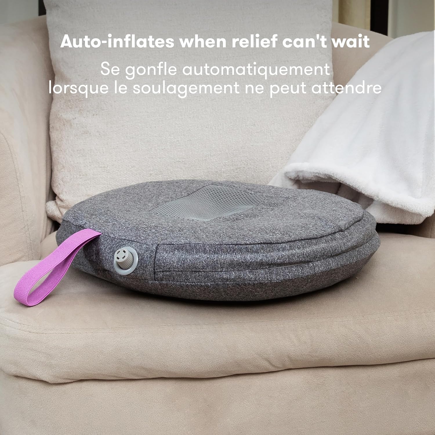 Frida Mom Donut Pillow Perineal Comfort Cushion with Cold Pack for Pain Relief, Postpartum Essentials