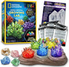 National Geographic Mega Crystal Growing Kit for Kids- Grow 6 Crystals with Light-Up Stand, Science Gifts for Kids 8-12, Crystal Making Experiment, Science Kit for Girls and Boys