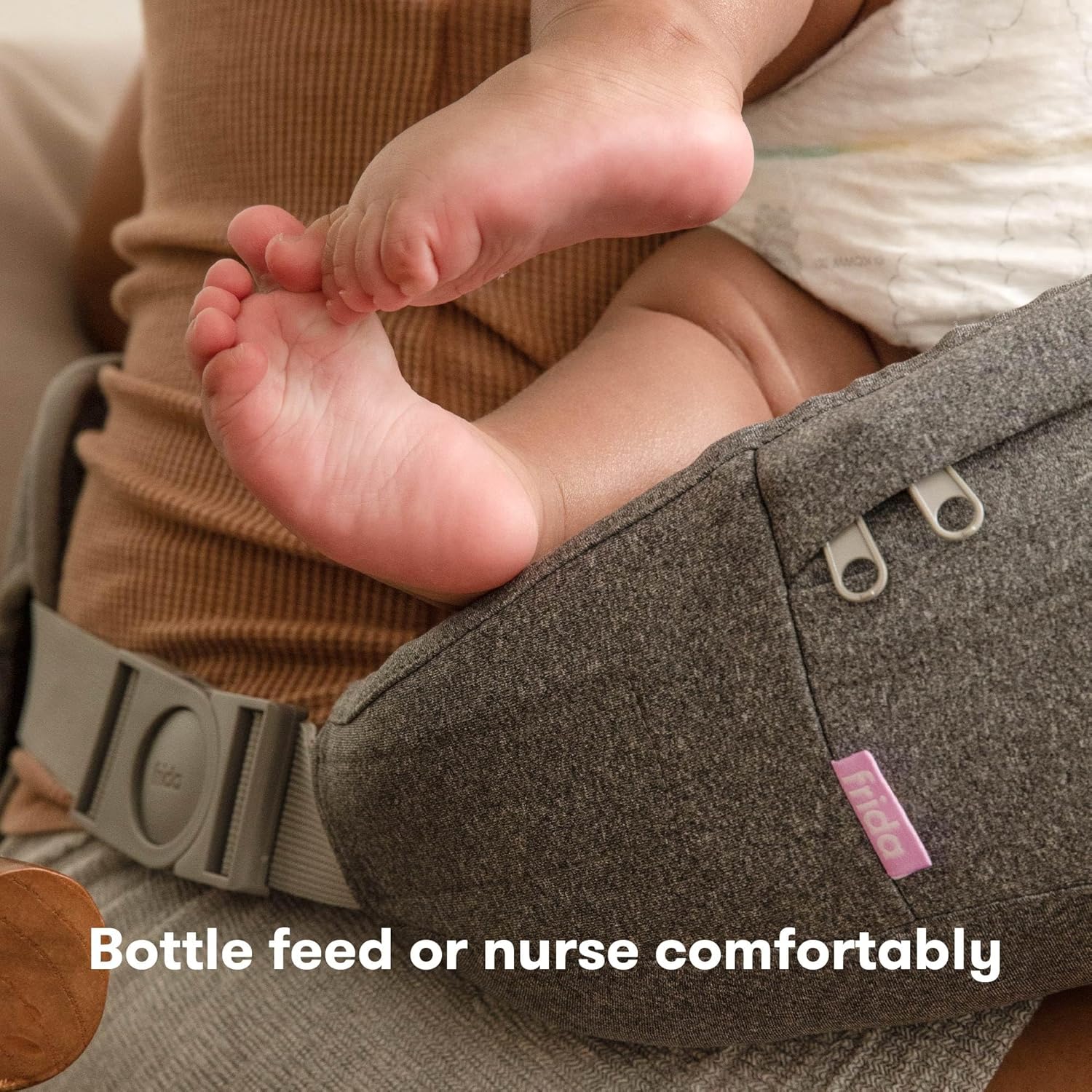 Nursing Pillow Cover, Easy-To-Clean Replacement Cover, Soft Fabric, Machine Washable, Gray