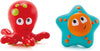 Ocean Floor Squirters | Colorful Baby & Toddler Bath Toys, Colorful Baby & Toddler Bath Toys, Silicone and Non-Toxic Set, Water Spouting and Suction, Octopus & Starfish