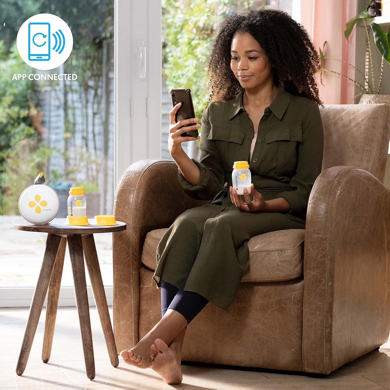 Breast Pump | Swing Maxi Double Electric | Portable Breast Pump | USB-C Rechargeable | Bluetooth | Closed System