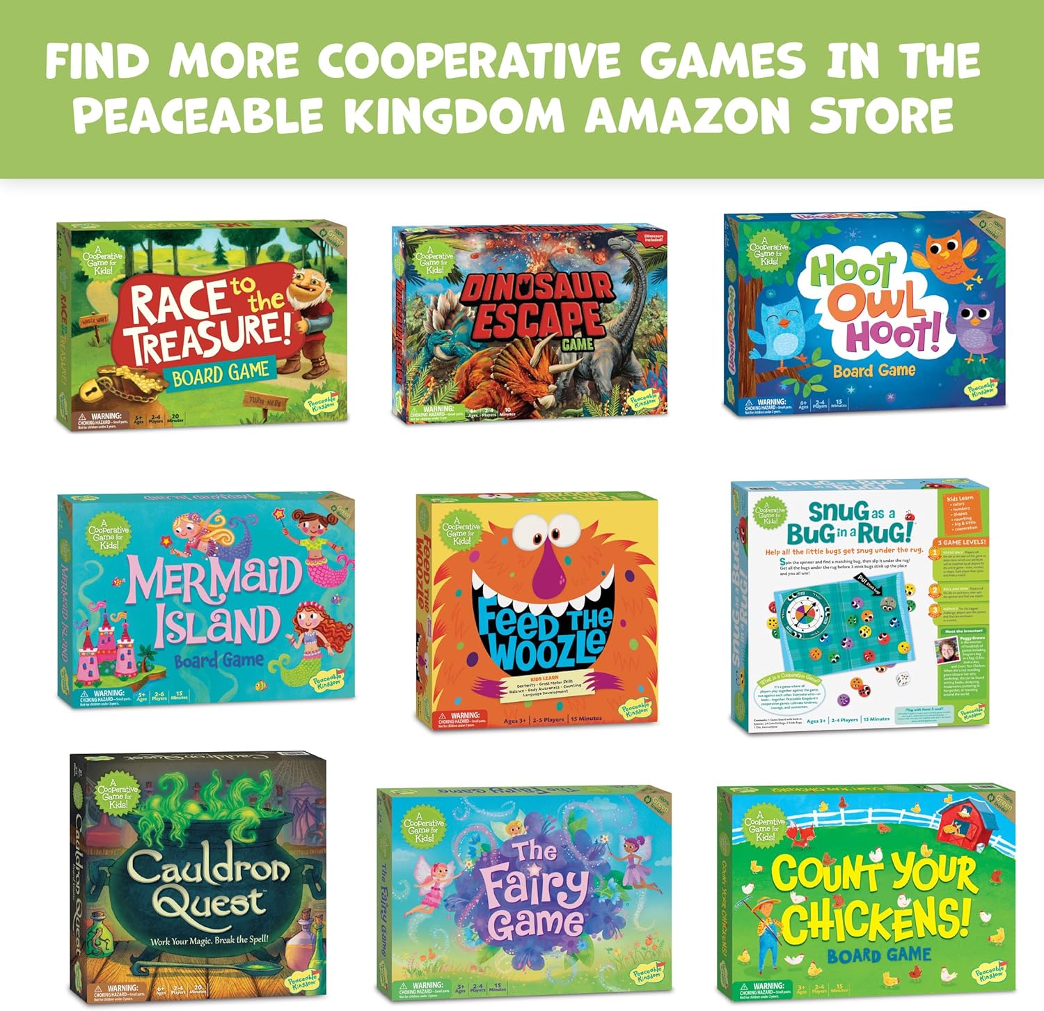 Dinosaur Escape Award Winning Cooperative Memory Game of Logic and Luck for 2 to 4 Kids Ages 4+