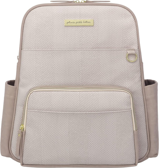 Sync Backpack, Grey Matte Cable Stitch, Modern