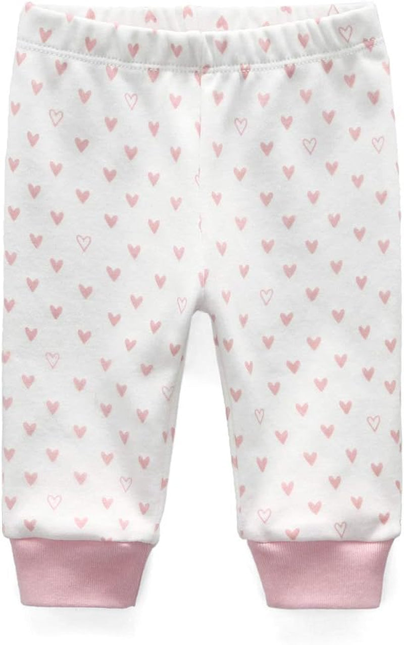 Baby Boys 4-Pack Pant Baby Girls Organic Cotton Trousers