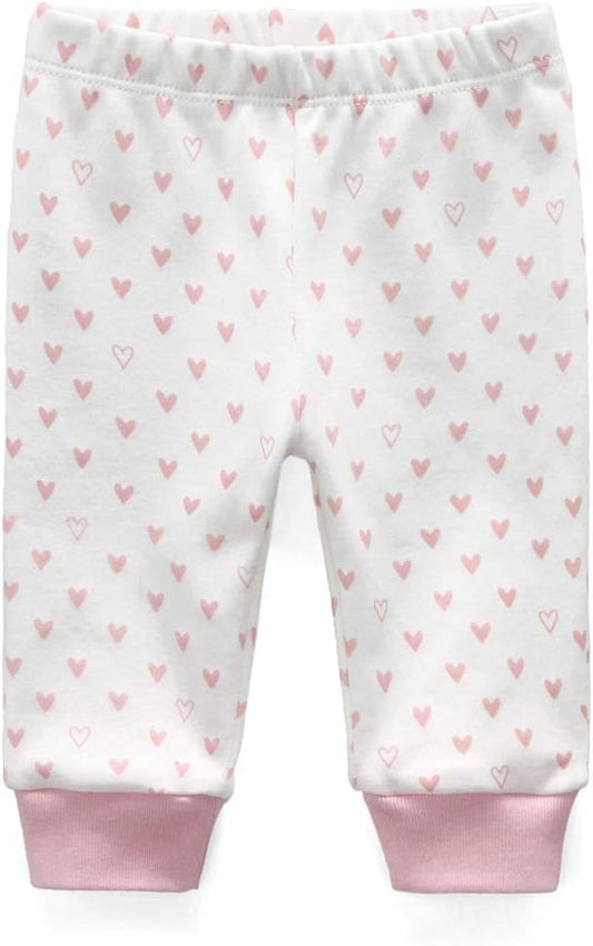 Baby Boys 4-Pack Pant Baby Girls Organic Cotton Trousers