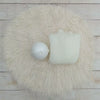 Newborn Photography Props Soft Baby Faux Fur Long Pile Blanket Background Kid Layer Cute Infant Photo Shoot Accessories