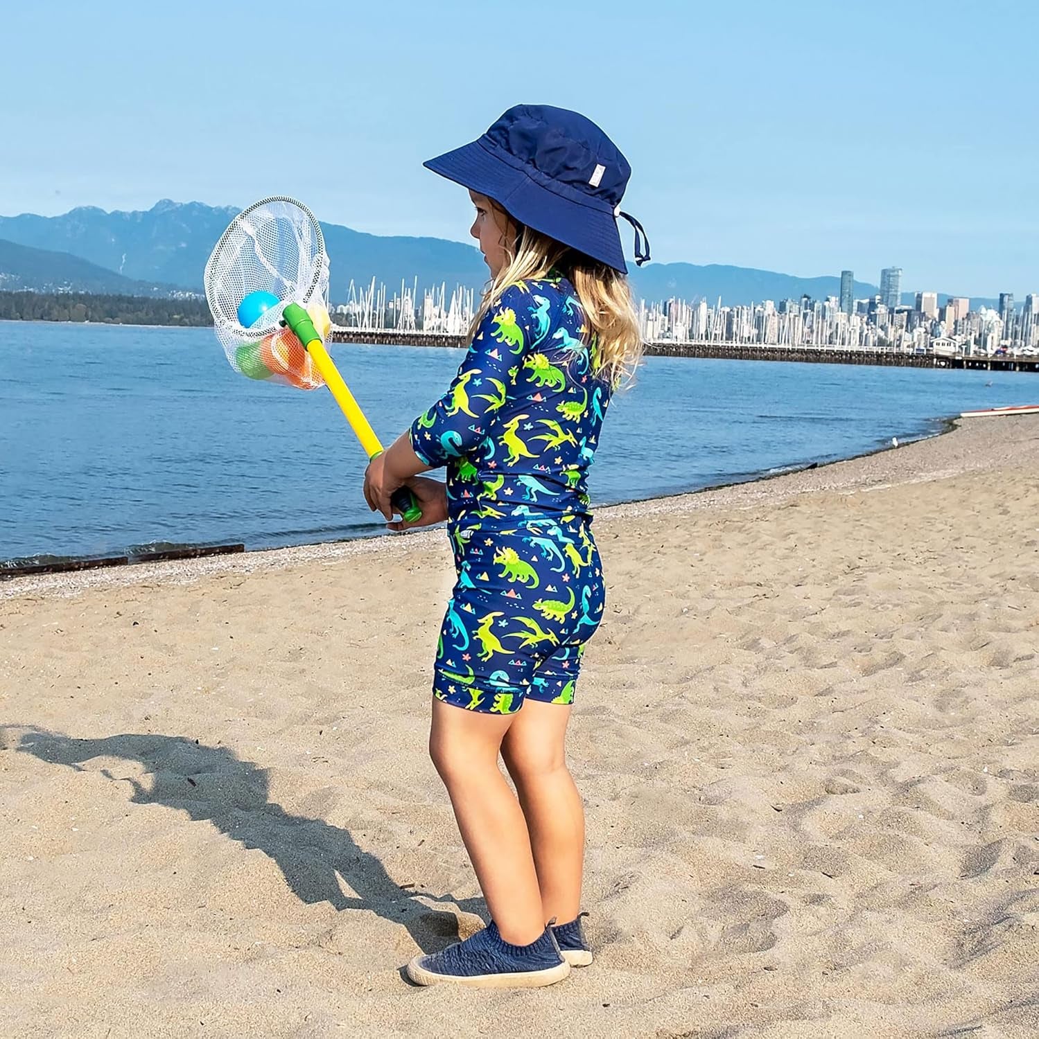 Quick Dry Size Adjustable Beach Bucket Hat with Sun Protection