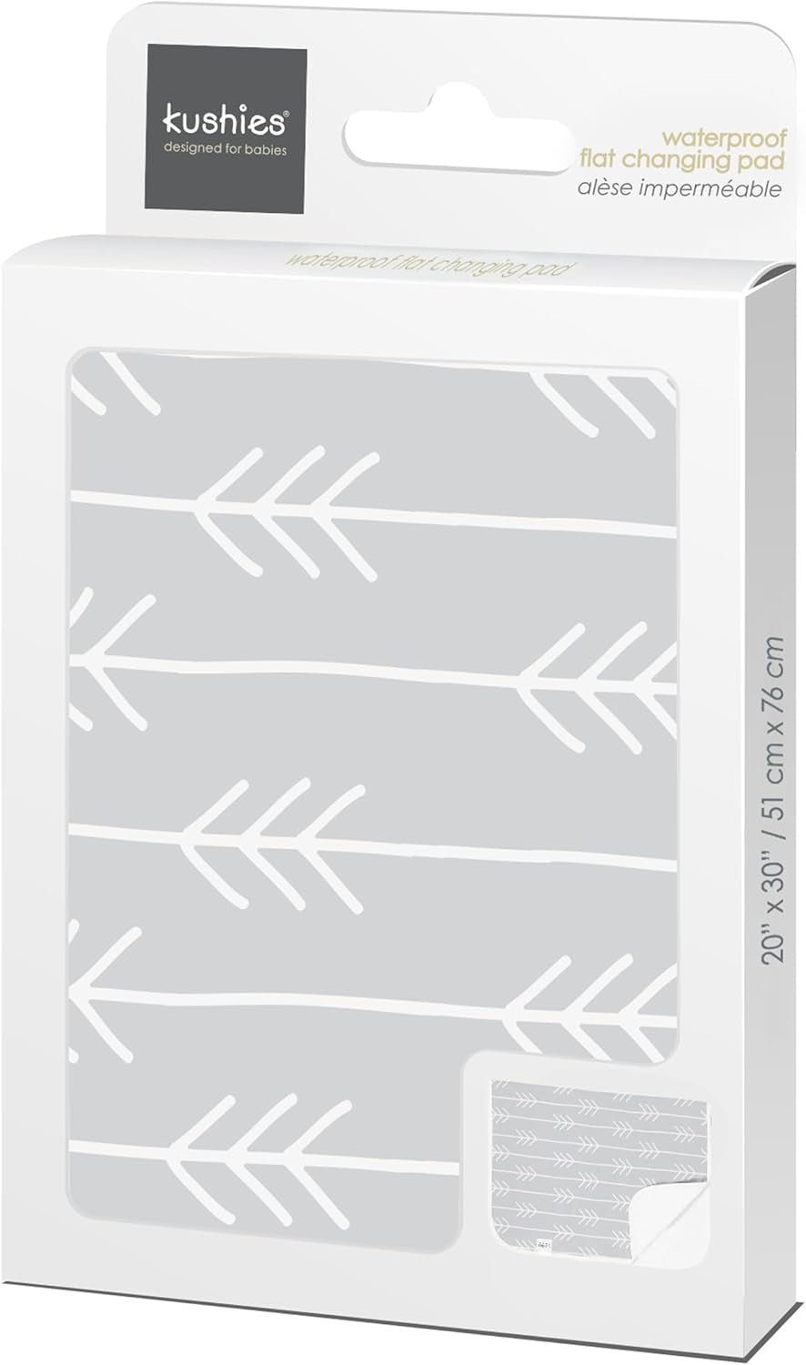 Deluxe Waterproof Changing Pad Liners - 20 X 30 Inches Baby Changing Table Liners - Baby Changing Pads - Diaper Changing Flat Liner Pad Waterproof Portable - Grey One Direction