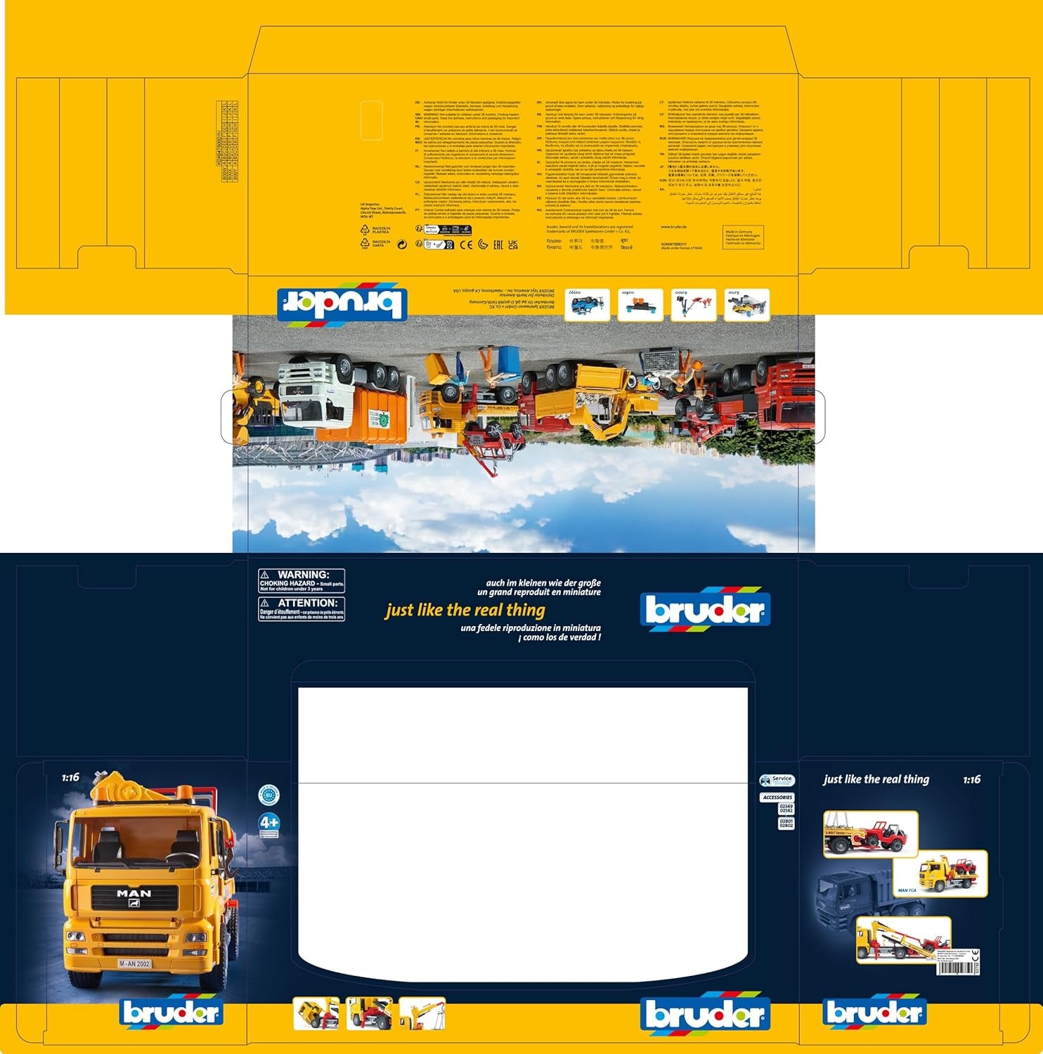 02750 Man Tga Tow Truck with Cross Country Vehicle