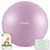 Trideer Pregnancy Ball Birthing Ball, 1.7Mm Extra Thick Yoga Ball for Maternity, Labor Birth, Exercise, Physio, Recovery Guide & Baby Memory Book Included, 440LB Anti-Burst & Non-Slip Stability Ball