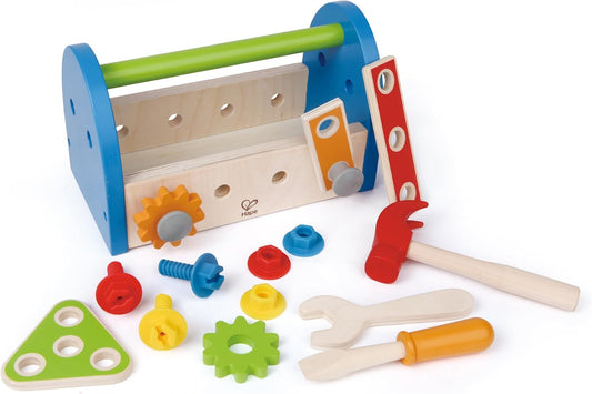 Fix It Kid'S Wooden Tool Box and Accessory Play Set
