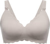 Nursing Bras for Breastfeeding, Jelly Strip Support Comfort Maternity Bra, Seamless Soft Wirefree Pregnancy Bra