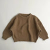 Kids Boys Knit Pullover Children Winter Clothes Boys Cotton Oversized Sweatersuit Casual Chunky Cable Knit Baby Sweater Clothes