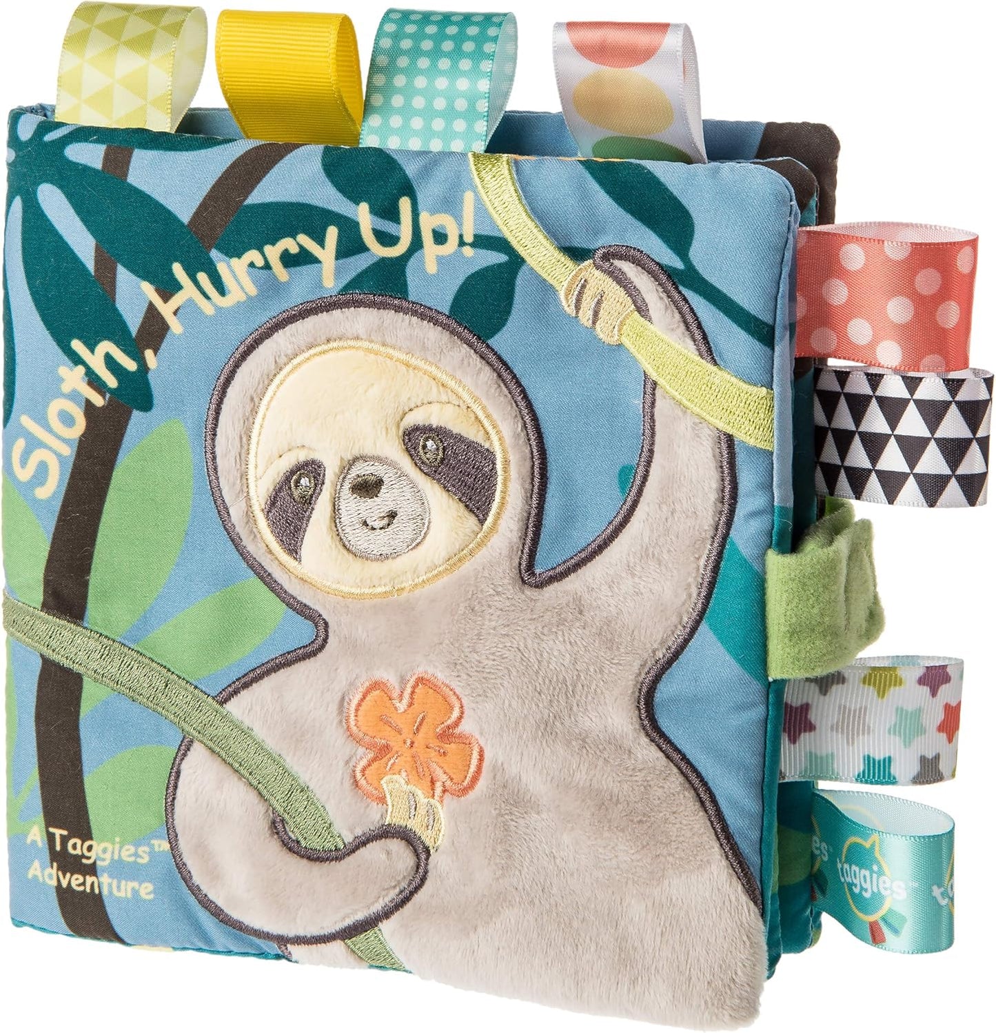 - Taggies Soft Book for Infants - Molasses Sloth 6"