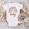 Rainbow Baby Print Newborn Clothes Baby Summer Rompers Infant Body Short Sleeve Baby Toddler Jumpsuit Baby Boy Girl Shower Gifts