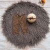 Newborn Photography Props Soft Baby Faux Fur Long Pile Blanket Background Kid Layer Cute Infant Photo Shoot Accessories