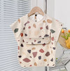 Cute Baby Bibs Toddler Baberos Bavoir Waterproof Long Sleeve Apron Cartoon Animals Children Feeding Smock Bib Baby Stuff 0-5Y